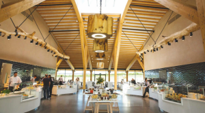 Best motorway services light-filled interior of Gloucester motorway service station